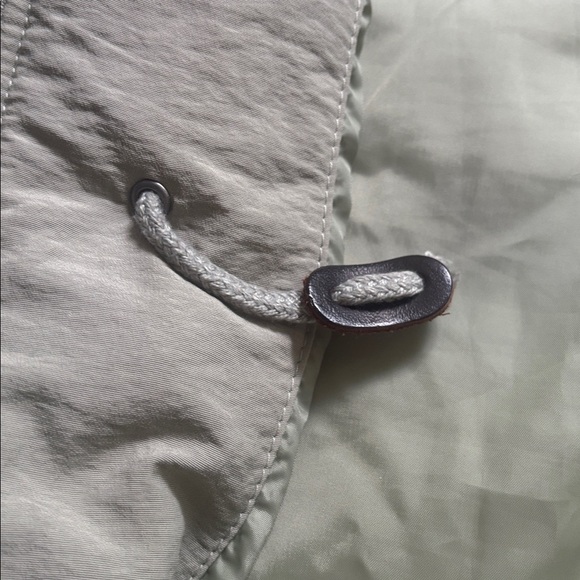 Levi’s | Light Green Long Puffer Hooded Jacket Size Small - Picture 13 of 15